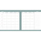 AGENDA SEMAINIER CÉLESTE 16X16CM CUIVRE
