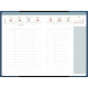 AGENDA SEMAINIER CÉLESTE 16X24CM BLEU