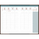 AGENDA SEMAINIER ANDREA 16X24CM BRUN