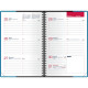 AGENDA SEMAINIER OXFORD VOYAGE 16X24CM 128PAGES 1SEMAINE/2PAGES BLEU