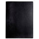 AGENDA SEMAINIER HORIZON 21X27CM NOIR 12 mois janvier à décembre. La semaine sur 2 pages