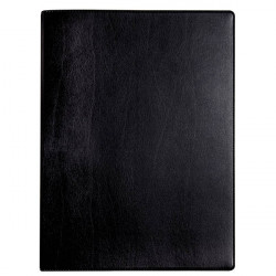AGENDA SEMAINIER HORIZON 21X27CM NOIR 12 mois janvier à décembre. La semaine sur 2 pages