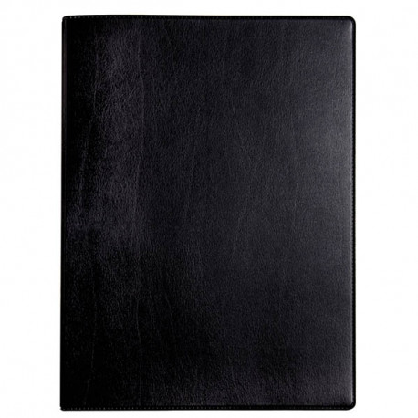 AGENDA SEMAINIER HORIZON 21X27CM NOIR 12 mois janvier à décembre. La semaine sur 2 pages