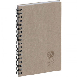 AGENDA SEMAINIER FOREVER 9X16CM LIN 13 mois Décembre à Décembre. La semaine sur 2 pages