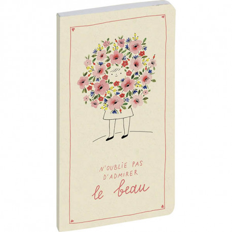 AGENDA SEMAINIER DE POCHE 9X16CM JULIE ADORE