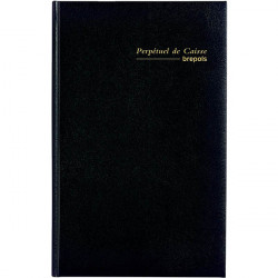 AGENDA JOURNALIER PERPÉTUEL DE CAISSE 1 JOUR RECETTES ET DÉPENSES 13x20,8cm 12 mois Janvier à Décembre 1 jour par page
