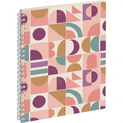 AGENDA SEMAINIER PALOMA 15X21CM FLEURS 16 mois, de Septembre à Décembre Semaine sur 1 page
