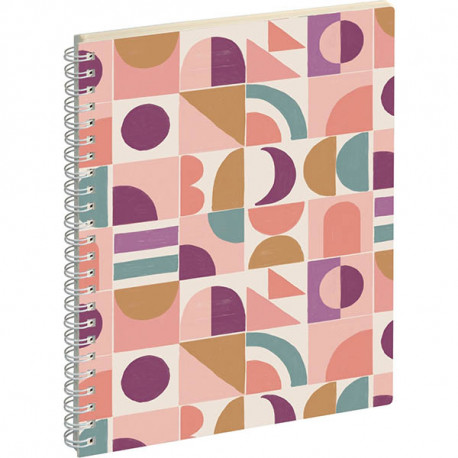 AGENDA SEMAINIER PALOMA 15X21CM FLEURS 16 mois, de Septembre à Décembre Semaine sur 1 page