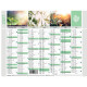 CALENDRIER MURAL 208X270MM EQUOLOGY
