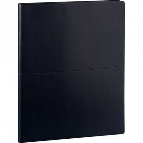 AGENDA SEMAINIER OXFORD FIRST 24X32CM NOIR 12 mois de Janvier à Décembre 1 semaine sur 2 pages