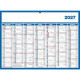 CALENDRIER 7 MOIS SUR CHAQUE FACE 29X39,5CM