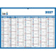 CALENDRIER 7 MOIS SUR CHAQUE FACE 29X39,5CM