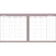 AGENDA SEMAINIER ANDREA 16X16CM BRUN