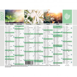 CALENDRIER MURAL 180X135MM EQUOLOGY