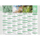 CALENDRIER MURAL 180X135MM EQUOLOGY