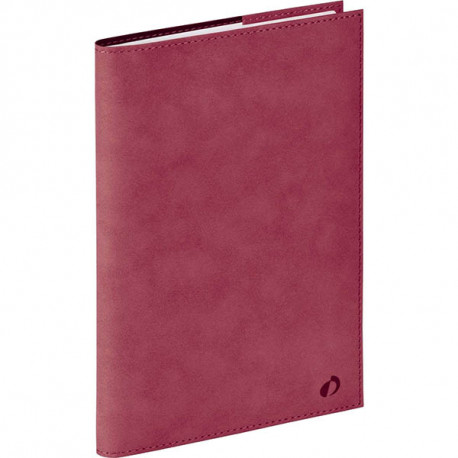 AGENDA SEMAINIER ANDREA 10X15CM BORDEAUX HEBDOMADAIRE SEMAINE SUR 2 PAGES