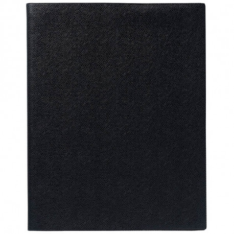 AGENDA SEMAINIER MANAGER 21X27CM NOIR 12 mois 1/2 de mi décembre à décembre. La semaine sur 2 pages