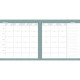 AGENDA SEMAINIER CÉLESTE 16X16 ROSE