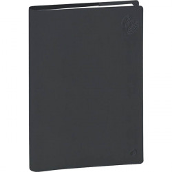 AGENDA SEMAINIER EUNOÏA 21X27CM GRIS CARBONNE