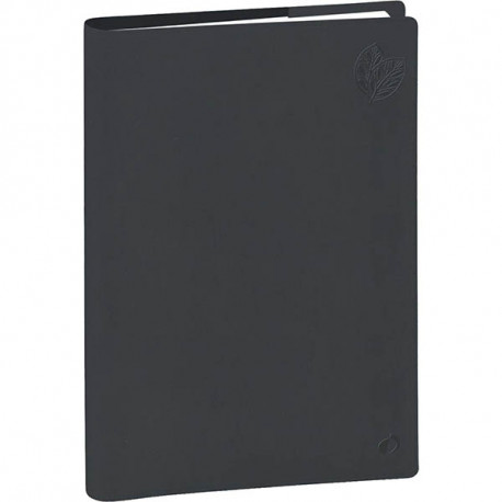 AGENDA SEMAINIER EUNOÏA 21X27CM GRIS CARBONNE