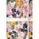 AGENDA SEMAINIER FLOWERS LIBERTY 16x24cm. 12 mois de janvier à décembre 1 semaine sur 2 pages