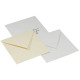 PAQUET DE 20 ENVELOPPES POLLEN 165X165MM 120G IVOIRE