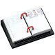 SOCLE EPHEMERIDE PLASTIQUE NOIR