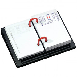 SOCLE EPHEMERIDE PLASTIQUE NOIR