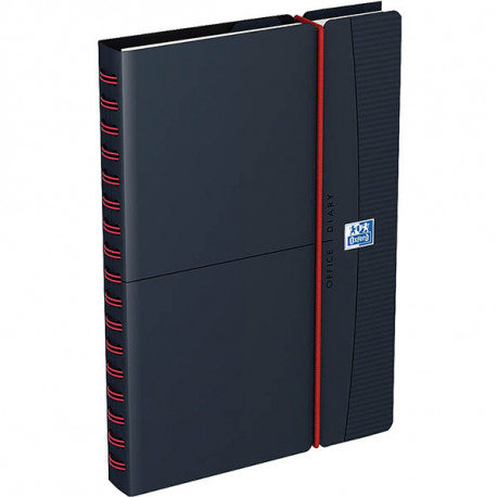 AGENDA SEMAINIER OFFICE 10X15CM GRIS 12 mois de Janvier à Décembre. La semaine sur 2 pages