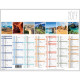 CALENDRIER MURAL 430X335MM LA TERRE