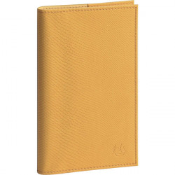 AGENDA SEMAINIER LADY ALYSSE 9X16CM JAUNE