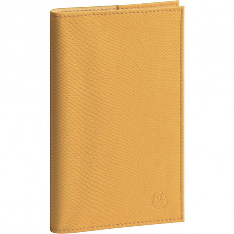 AGENDA SEMAINIER LADY ALYSSE 9X16CM JAUNE