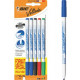 MARQUEUR TABLEAU BLANC FEUTRES 1721 ASSORT. VELLEDA POCHETTE DE 5 (2BLEU 1 NOIR 1 ROUGE 1VERT + BIC  EFFACABLE  