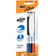 MARQUEUR TABLEAU BLANC FEUTRES 1721 ASSORT. VELLEDA POCHETTE DE 3 + BIC  EFFACABLE