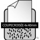 DESTRUCTEUR 3104CC  COUPE CROISÉE P4  4X40 MM CORBEILLE 120L52 DECIBELS CB OK 21F EN CONTINU 93X5.8X47 IDEAL3104CC