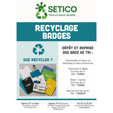 DEPOT CARTON COLLECTE BADGES