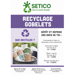 DEPOT CARTON COLLECTE GOBELETS