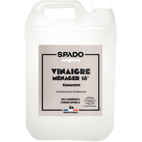 VINAIGRE BLANC 18° GLOSS BIDON 5L