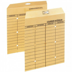 POCHETTES **BTE250* KRAFT COURRIER INTÉRIEUR 260X330 120G/M² AUTOC.REPOSITIONNAB