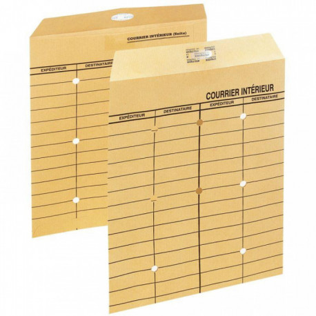POCHETTES **BTE250* KRAFT COURRIER INTÉRIEUR 260X330 120G/M² AUTOC.REPOSITIONNAB