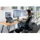 BRAS DOUBLE ÉCRAN ONE-TOUCH- PORTRAIT  ET PAYSAGE  - ECRAN PLAT ET INCURVE DE 13A 14 " JUSQU'A 9 KG-KENSINGTON K59601WW