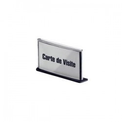 PORTE CARTE DE VISITE A POSER OU A ACCROCHER  ANTHRACITE PAPERFLOW