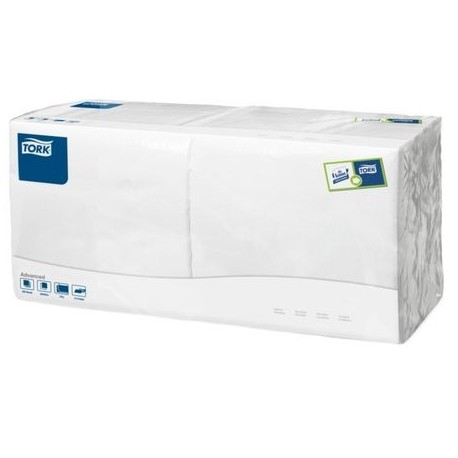 SERVIETTE PAPIER  2 PLIS BLANC 29x29 CM **PQT300** TORK 478589