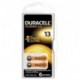 PILE AUDITIVE DURACELL EASY TAB 13 BOITIER 6 PILES 96077566