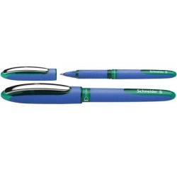 STYLO ROLLER POINTE METAL CAP OFF ONE HYBRID C VERT  SCHNEIDER 183204