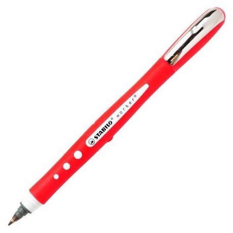 ROLLER ENCRE LIQUIDE BIONIC WORKER COLORFUL ROUGE STABILO