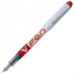 STYLO PLUME V PEN  EFFACABLE  ORANGE