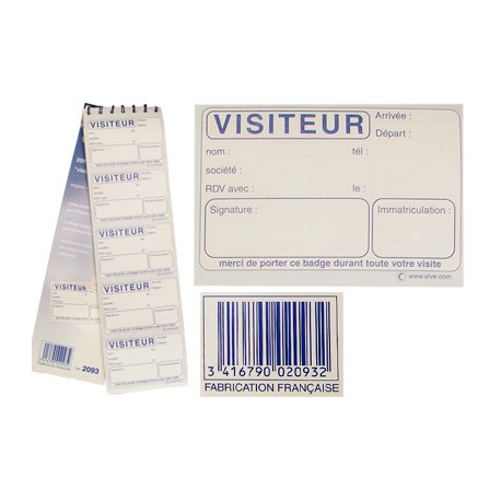 CARNET VISITEURS