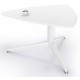 Table basse blanche 59 x 76 cm