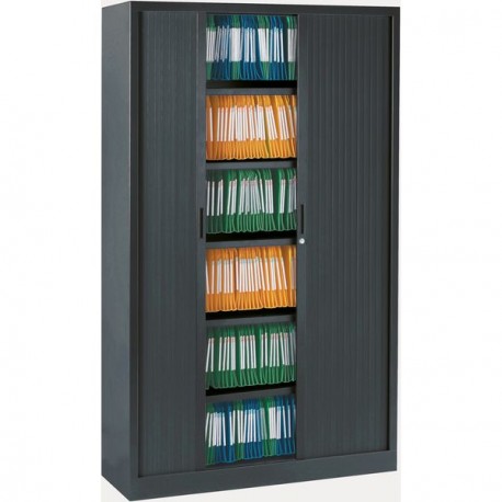 Armoire à rideaux ARIV L. 120 x H 198 cm anthracite